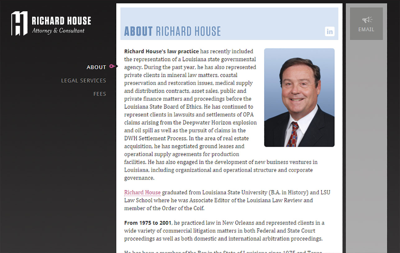 Richard House, Attorney & Consultant Image 01