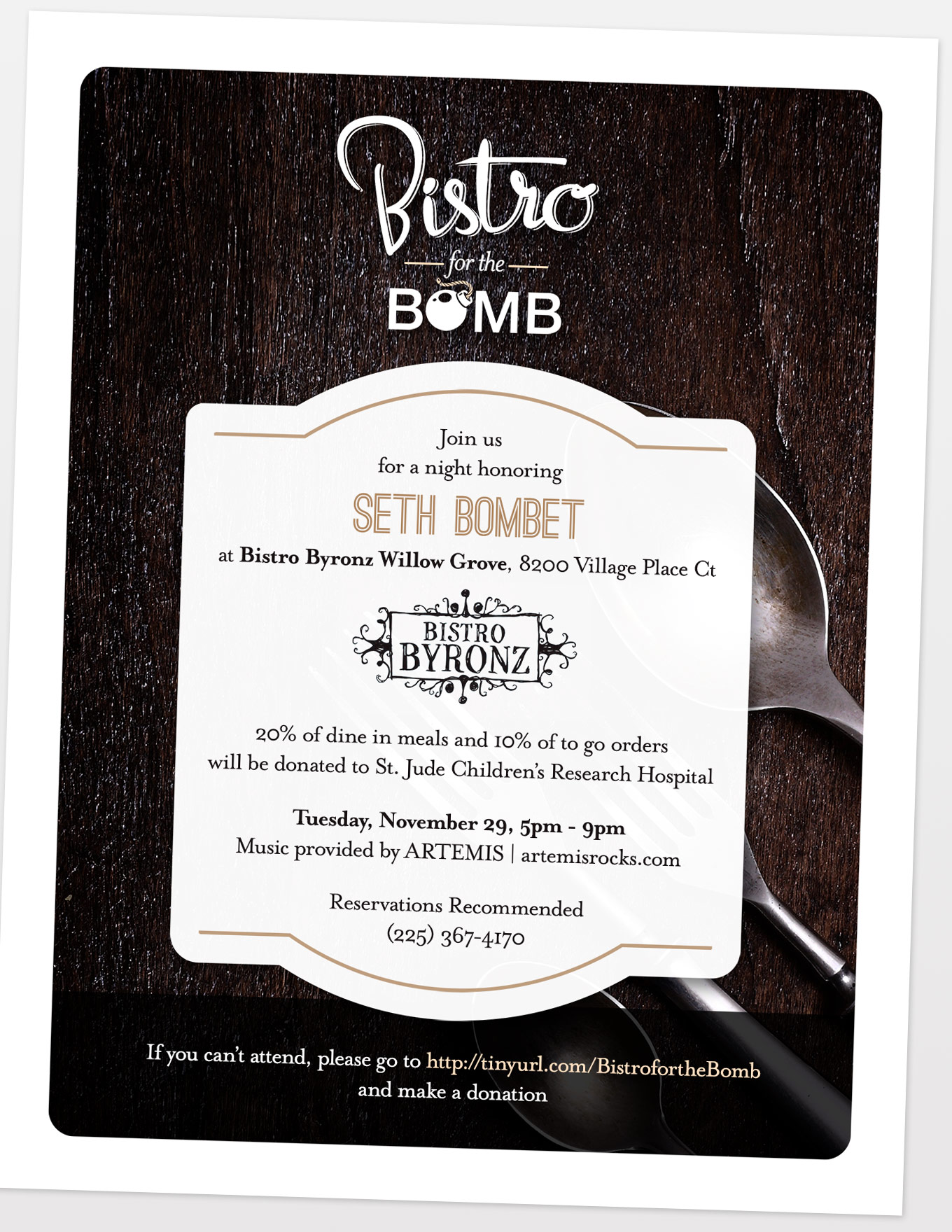 Bistro for the Bomb Flyer