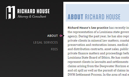 Richard House, Attorney